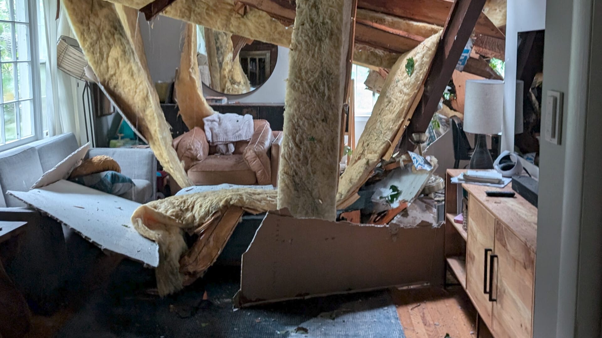 S47 Asheville web series E2: destroyed living room